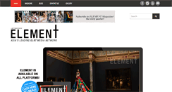 Desktop Screenshot of elementmag.asia
